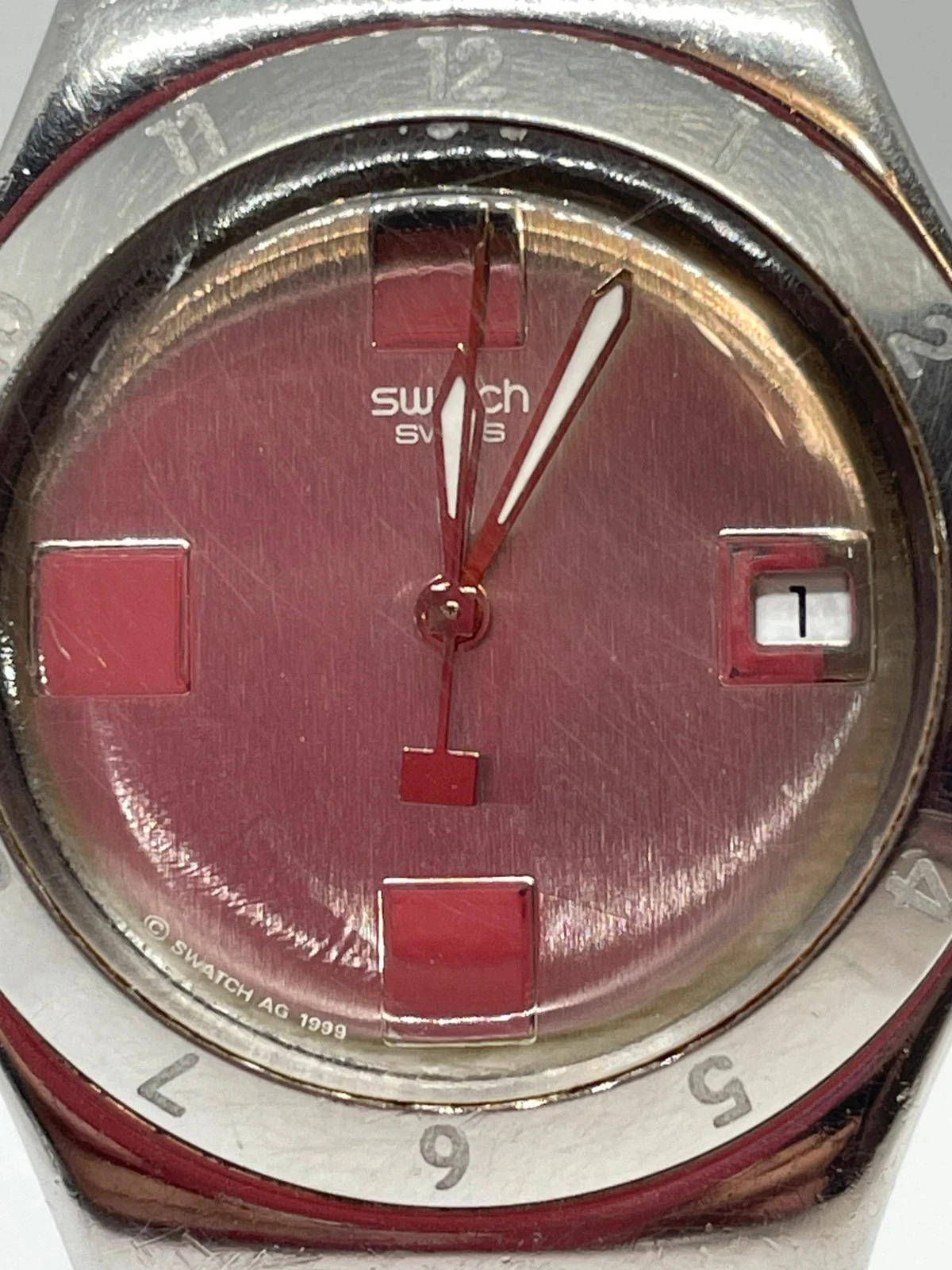 Relógio Swatch Irony Vintage 1999 de aço inoxidável em excelente estado – photo 19